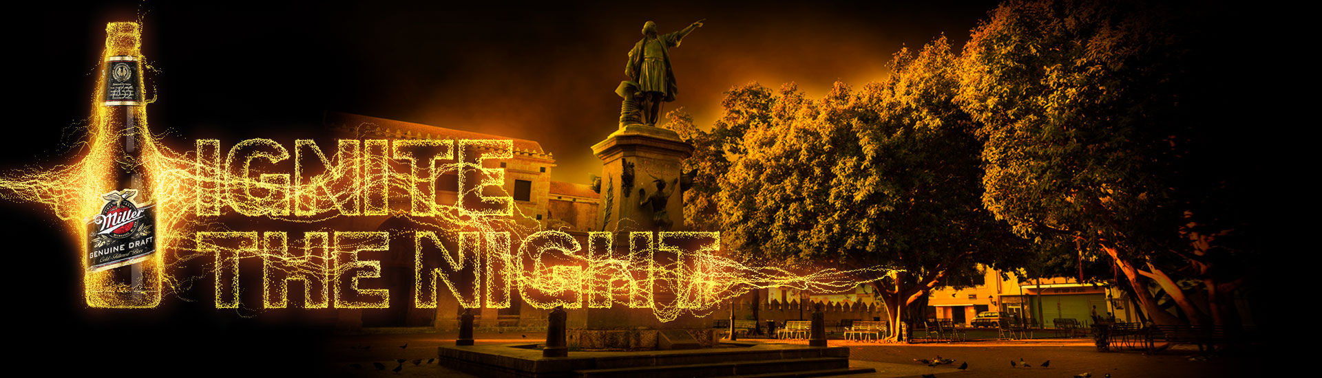 Zona Colonial nocturna