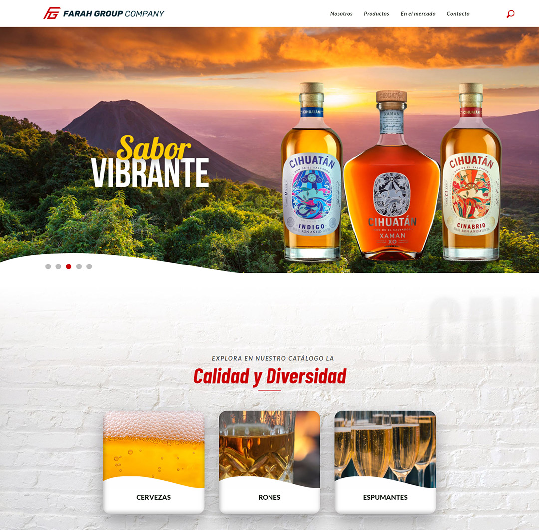 Farah Group-Website por Grupo Interactivo