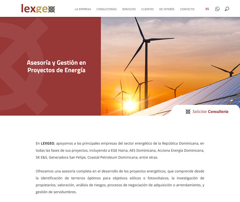 Lexgeo website